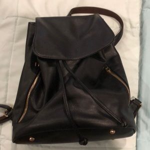 Black medium size backpack